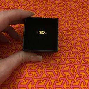 Gold Eye Design Ring